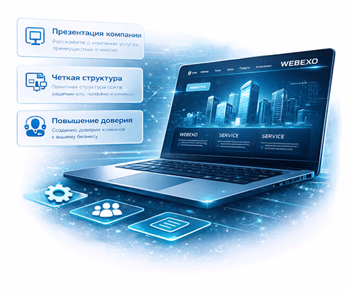 Разработка корпоративного сайта под ключ
