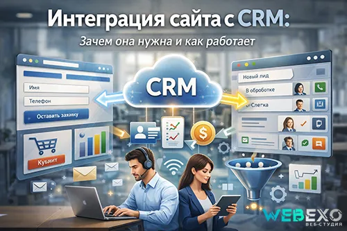 Интеграция сайта с CRM: зачем она нужна и как работает