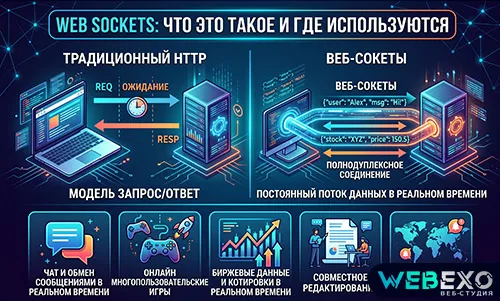 Что такое веб-сокеты и где они применяются