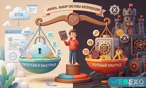 Laravel Sanctum vs Passport: выбор системы авторизации