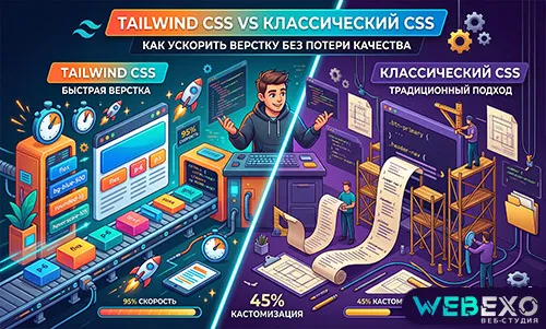 Tailwind CSS против классического подхода